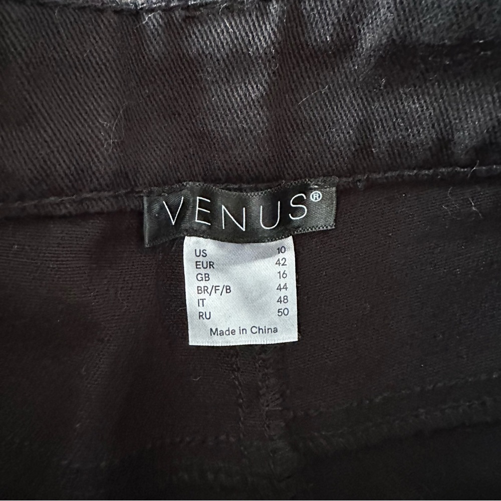 Venus Jeans Rhinestone Design 5 Pocket Classic Relaxed - Picture 3 of 3
